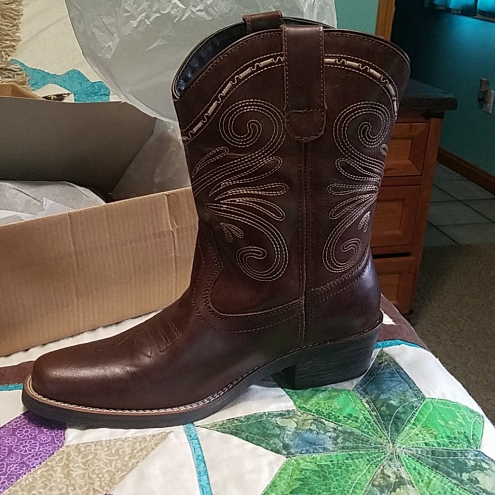 Western style boots